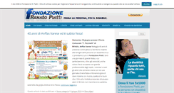 Desktop Screenshot of fondazionepiatti.it